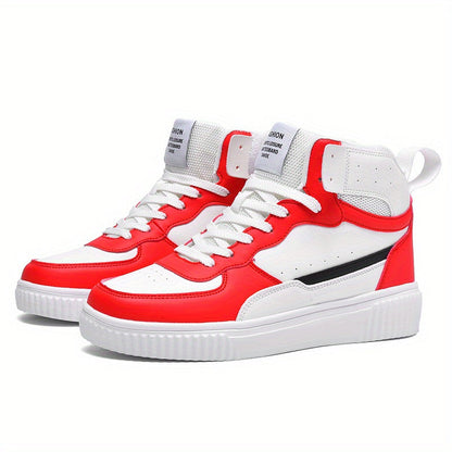 Herrhöga sneakers i urban stil för sport och fritid
