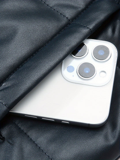 Blouson d'hiver homme style aviateur col mouton pour usage quotidien et urbain