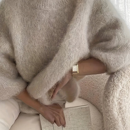 Pull élégant style décontracté femme pour automne hiver