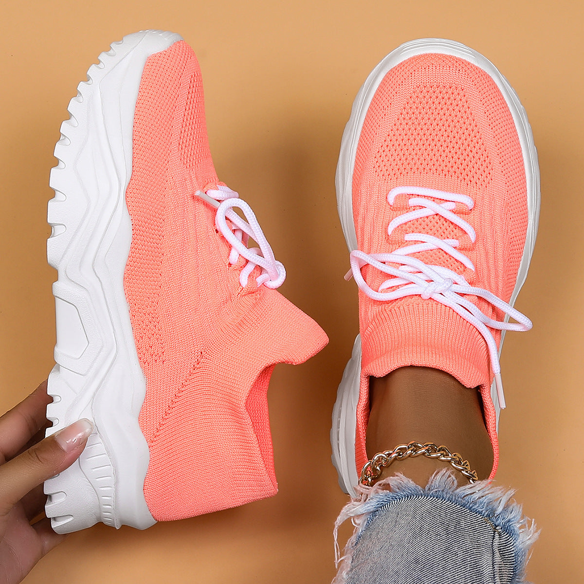 Susan – Chaussures de Sport Respirantes en Maille pour Femme