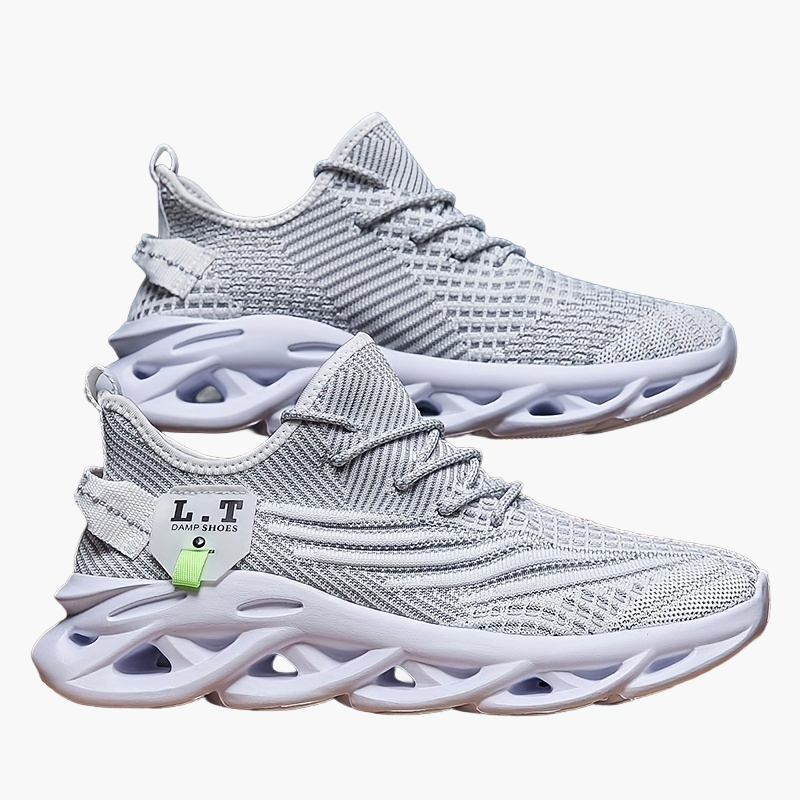 Baskets de sport homme style urbain semelle futuriste confort large