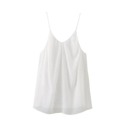 Tara – Robe Évasée Sans Manches à Col V