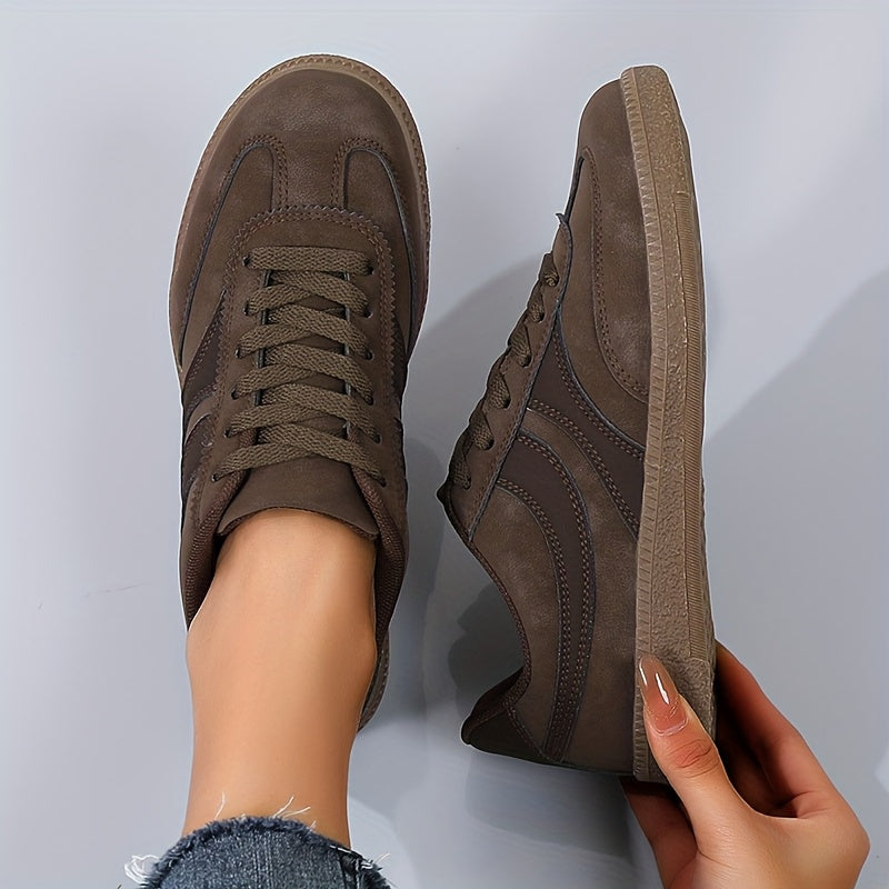 Sneakers vintage casual da donna, stile urbano versatile