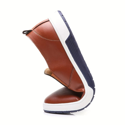 Męskie wsuwane buty casual w uniwersalnym miejskim stylu