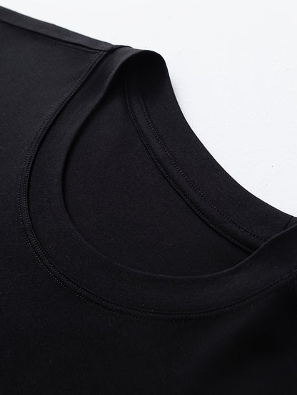 Herret-shirt i afslappet stil med moderne "whatever" tryk til hverdag