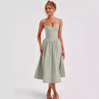 Stephanie – Robe Longue Rétro Style Cour