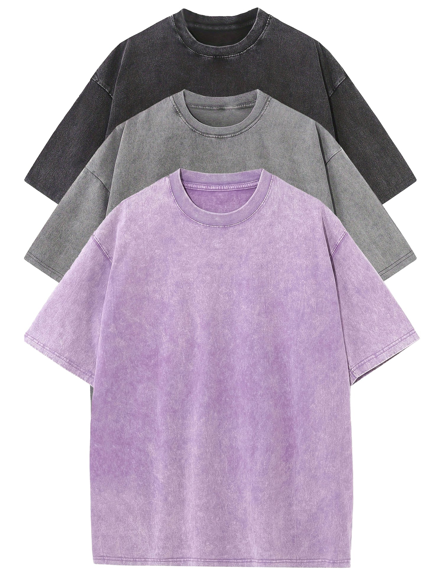 T-shirt décontracté homme coupe ample style urbain pour usage quotidien
