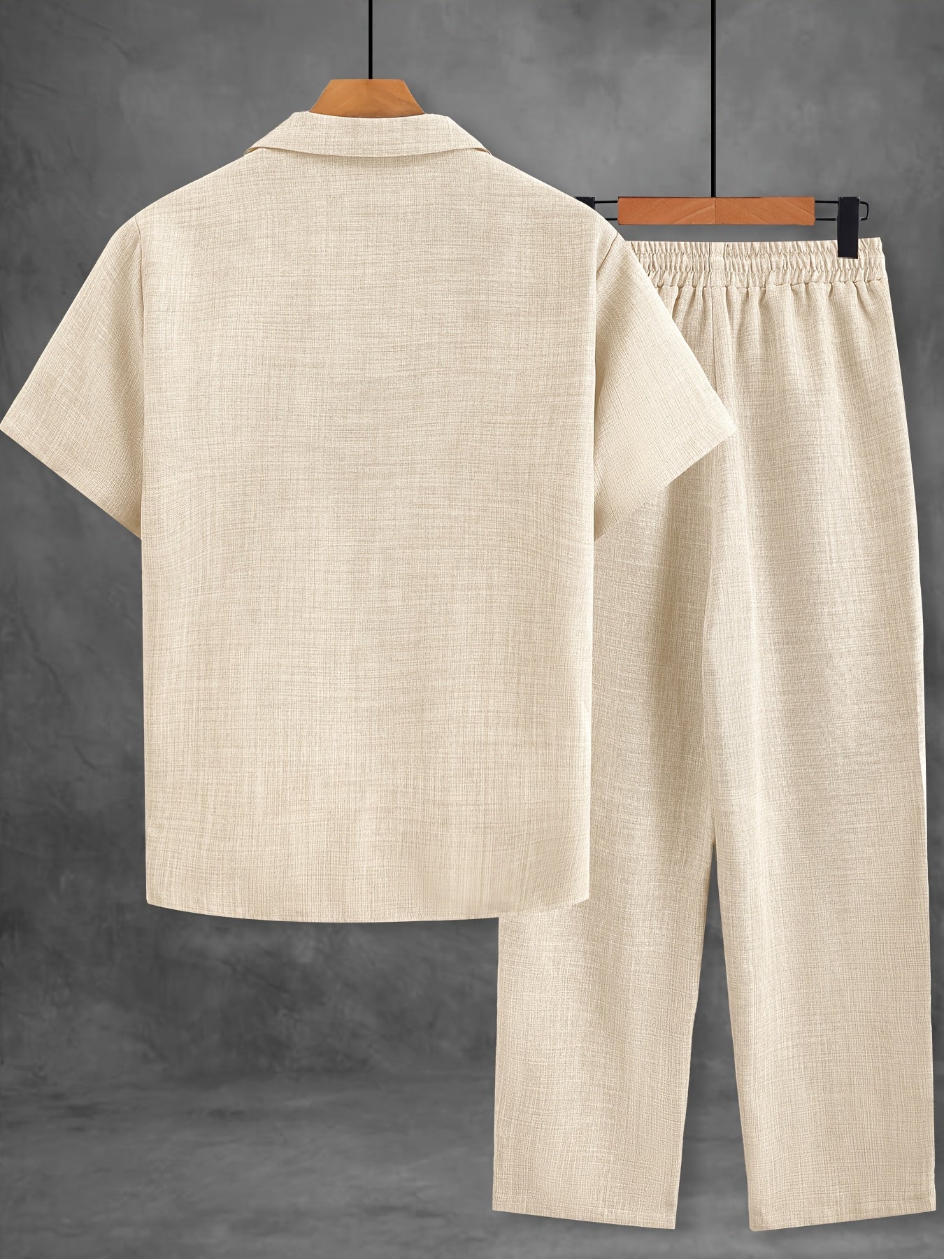 Casual herenset met korte mouwen – Moderne stijl, ideaal voor elke gelegenheid