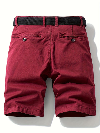 Shorts casuals pour homme avec ceinture – style décontracté été
