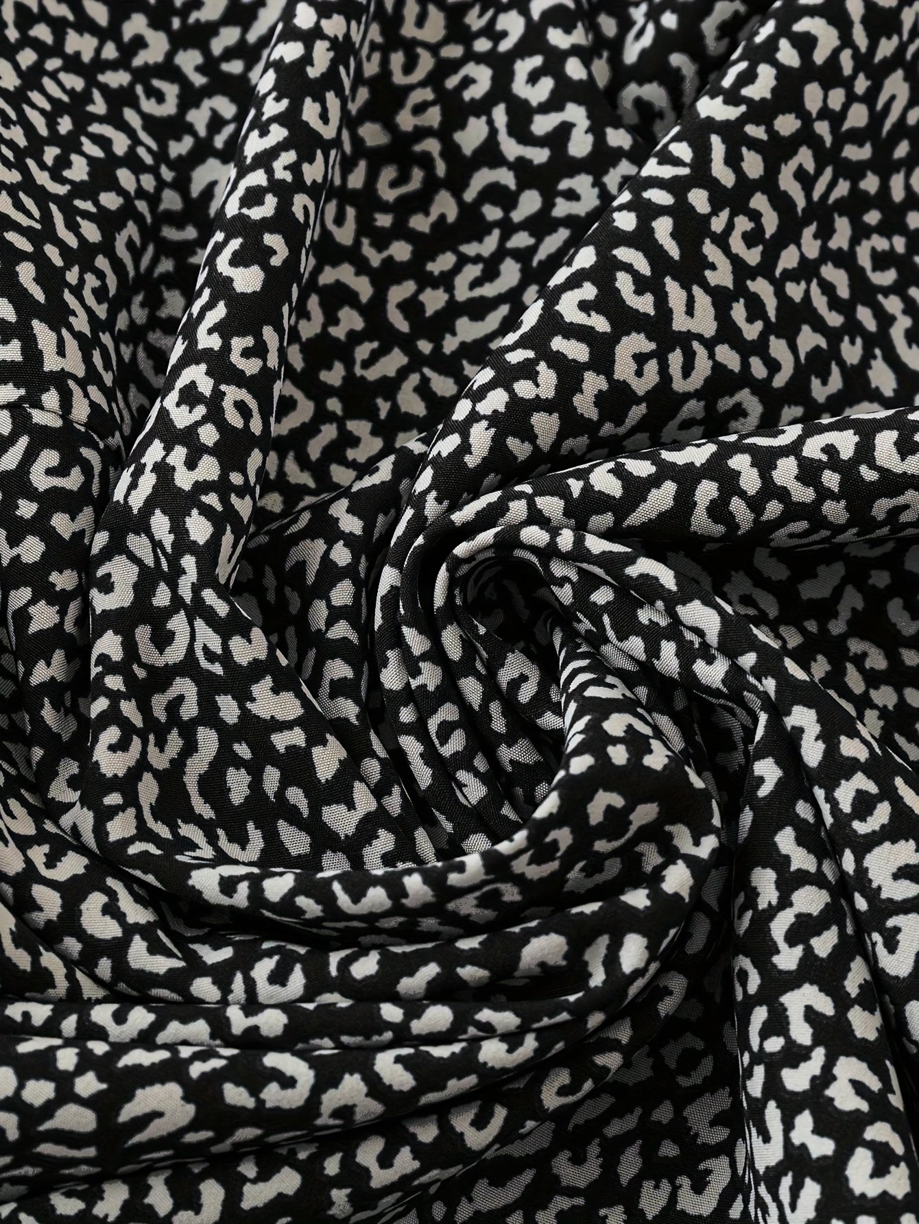 Blouse décontractée à imprimé léopard pour femme, style vacances, manches courtes avec volant