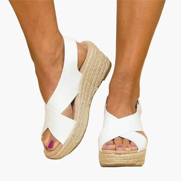 Ortopediske kilehæl-sandaler for kvinner – Moderne stil, daglig komfort, ideell for sommer