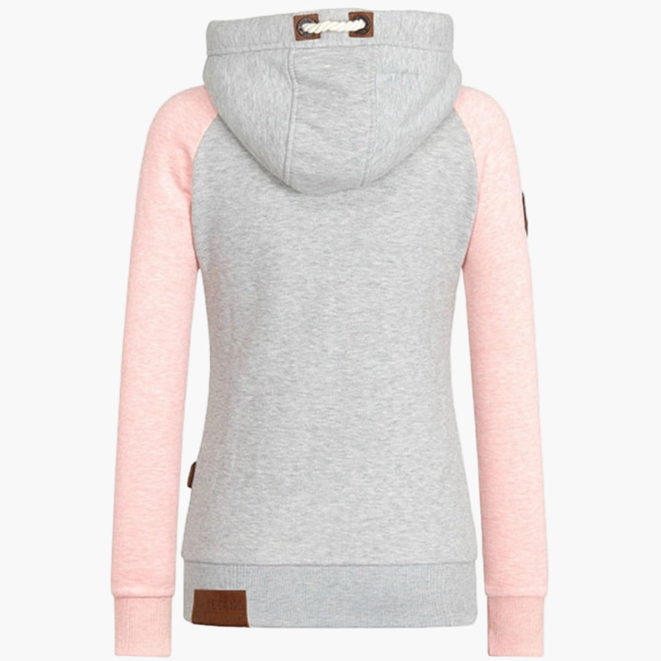 Hoodie zippée décontractée pour femme – Style urbain, idéale pour toutes saisons
