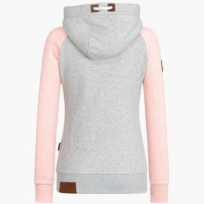 Hoodie zippée décontractée pour femme – Style urbain, idéale pour toutes saisons
