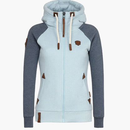 Hoodie zippée décontractée pour femme – Style urbain, idéale pour toutes saisons
