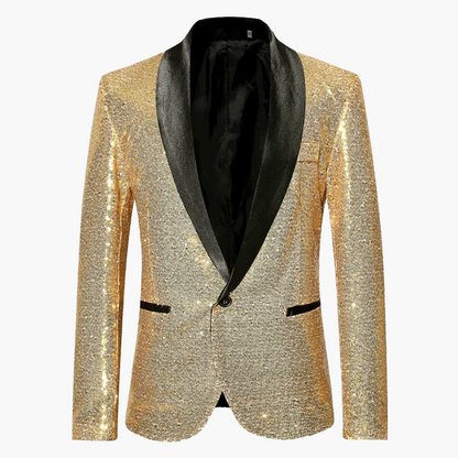 Veste de soirée homme élégante à sequins pour événements et fêtes