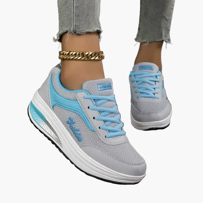 Comfortable orthopedic shoes for women - fashionable everyday sneakers