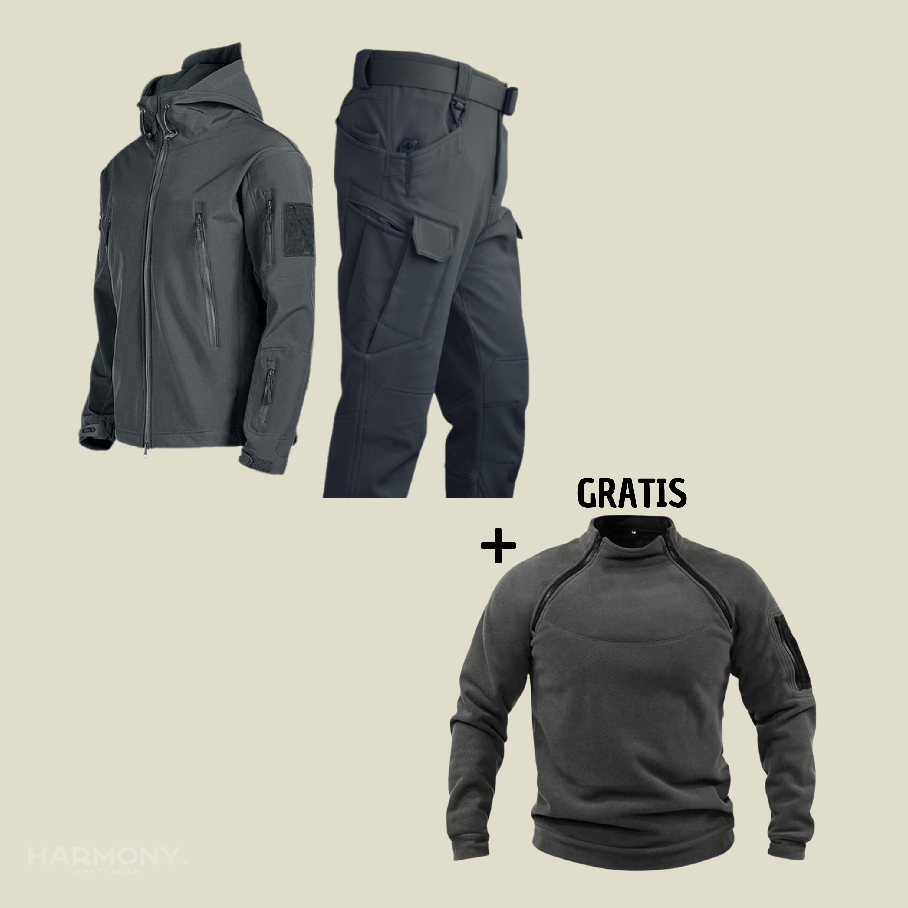 Jorge™ - Costume Militaire Imperméable + Veste libre