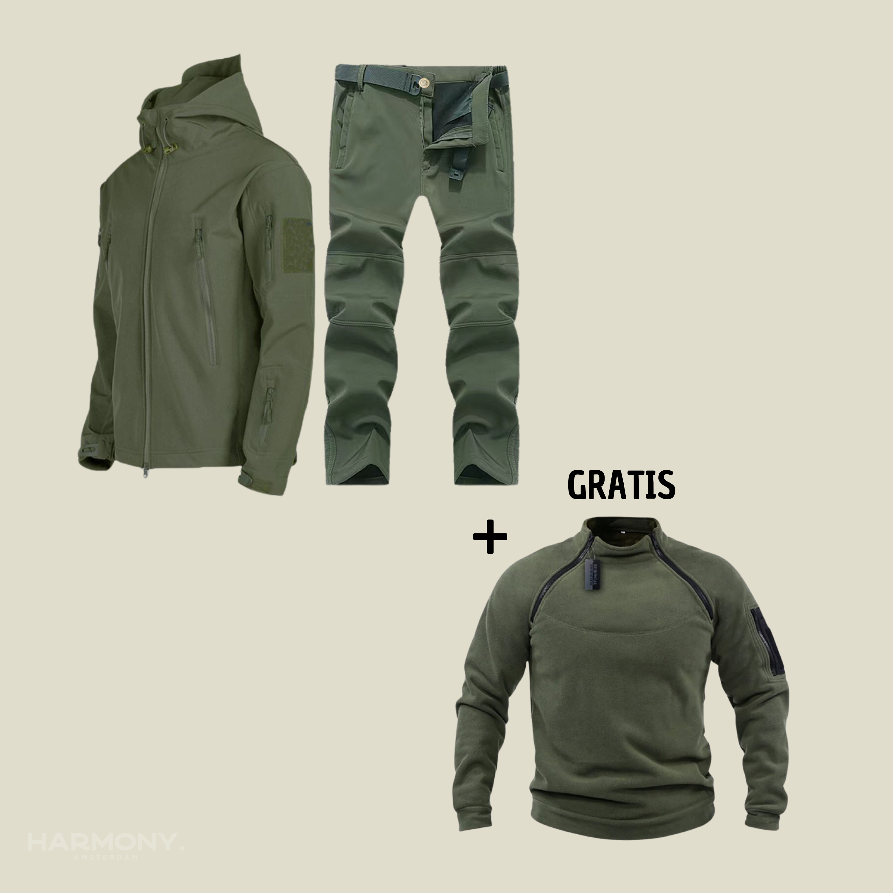 Jorge™ - Costume Militaire Imperméable + Veste libre