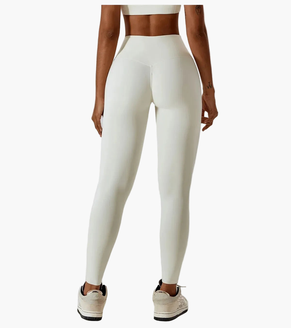 Leggings taille haute et brassière de sport femme – Ensemble fitness élégant pour entraînement et yoga