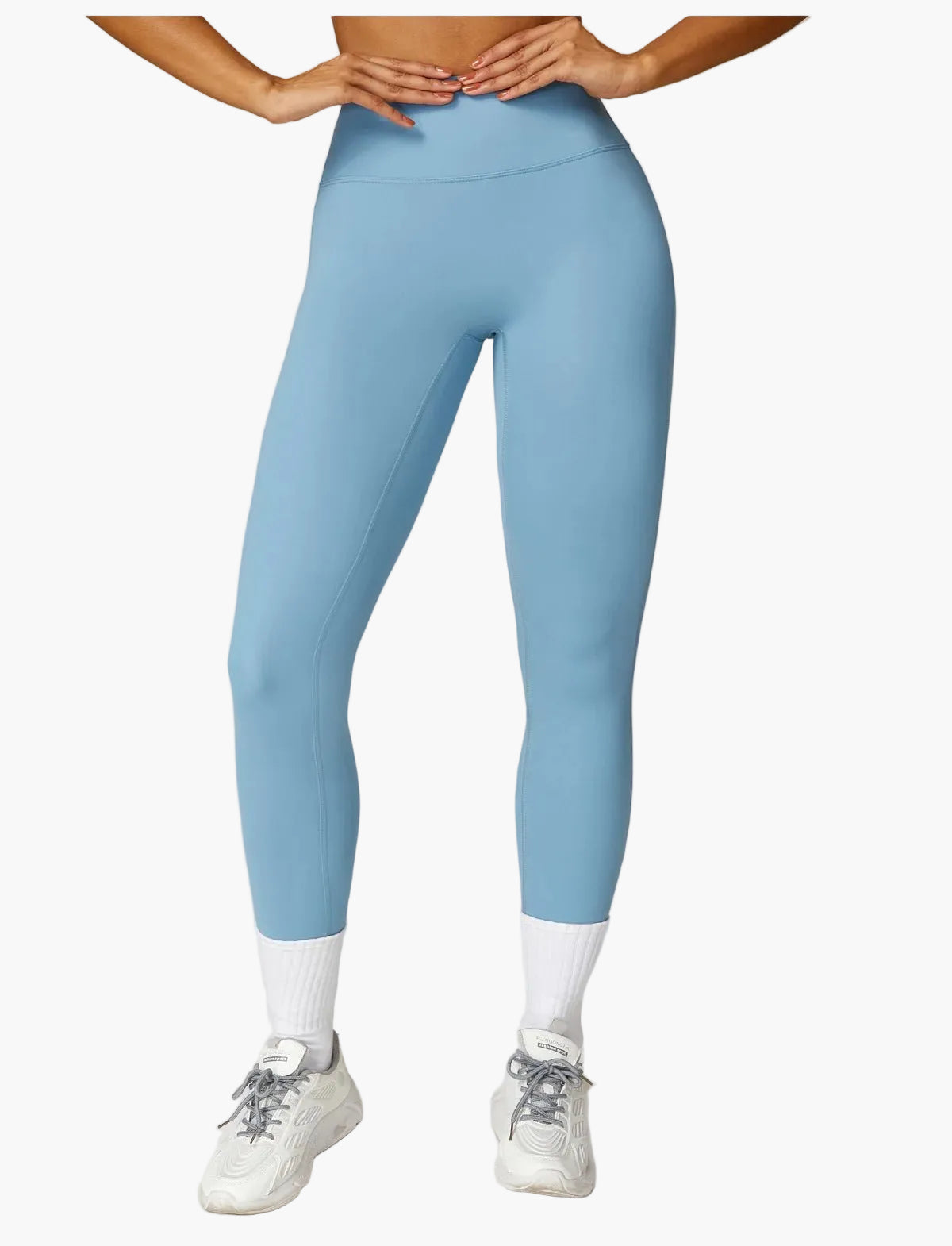 Leggings taille haute et brassière de sport femme – Ensemble fitness élégant pour entraînement et yoga