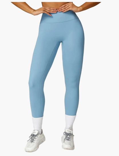 Leggings taille haute et brassière de sport femme – Ensemble fitness élégant pour entraînement et yoga