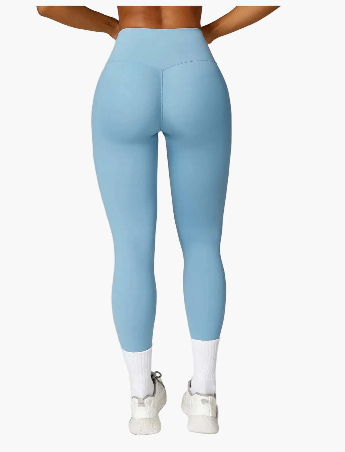 Leggings taille haute et brassière de sport femme – Ensemble fitness élégant pour entraînement et yoga