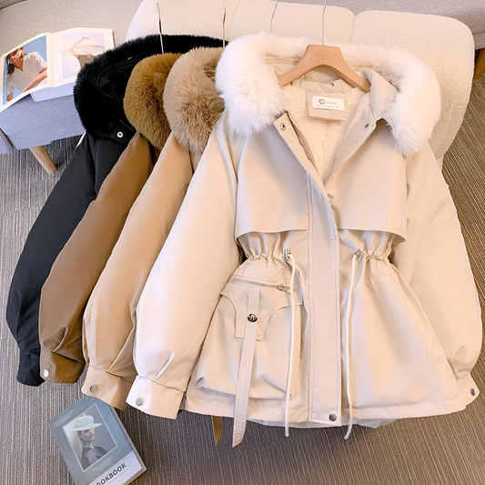 Manteau d'Hiver Élégant pour Femme Style Parka Chaud et Tendance