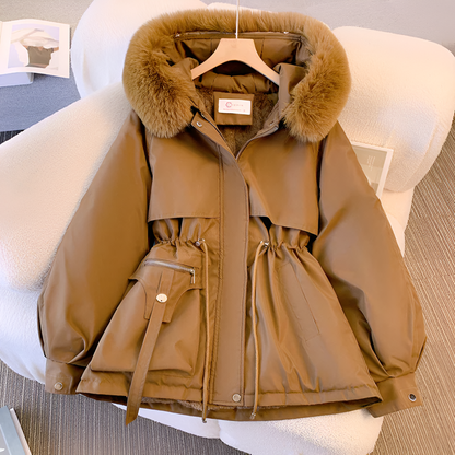 Manteau d'Hiver Élégant pour Femme Style Parka Chaud et Tendance