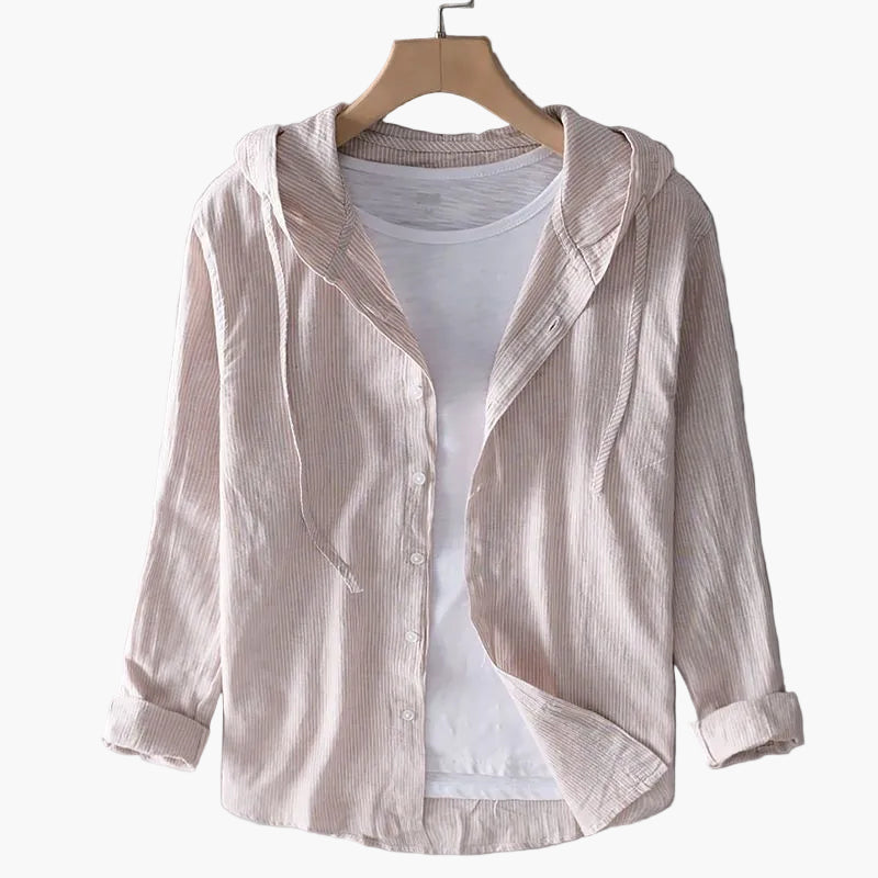 Chemise à capuche décontractée pour homme, style moderne, idéale pour superpositions