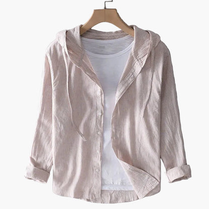 Chemise à capuche décontractée pour homme, style moderne, idéale pour superpositions