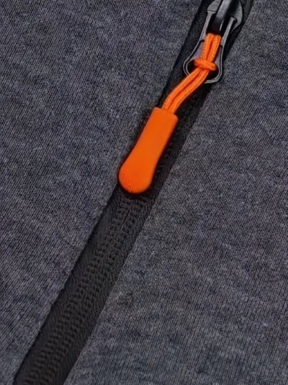 Sweat à Capuche Homme Style Artemis Urbain avec Poches Fonctionnelles et Fermetures Éclair