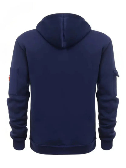 Sweat à Capuche Homme Style Artemis Urbain avec Poches Fonctionnelles et Fermetures Éclair