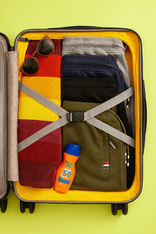 Casual men's sports shorts – Versatile city style with zipped pockets