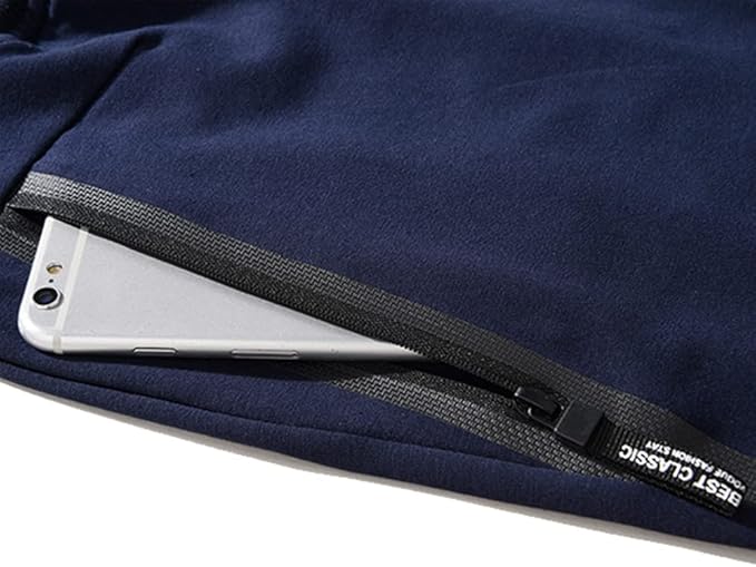 Casual men's sports shorts – Versatile city style with zipped pockets