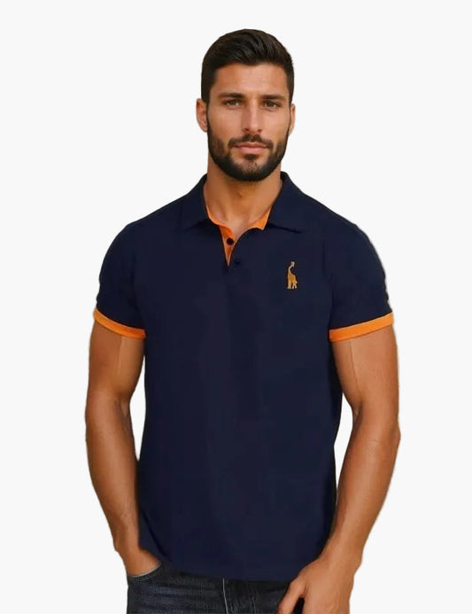 Elegante herenspolo in ontspannen stijl voor dagelijks gebruik en vrije tijd