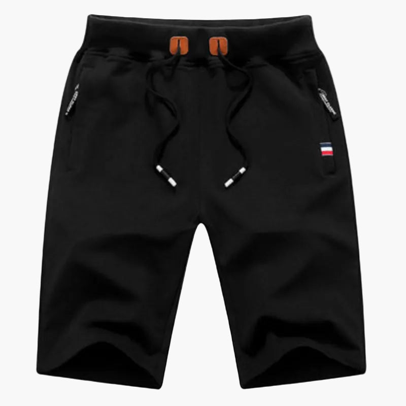 Casual men's sports shorts – Versatile city style with zipped pockets