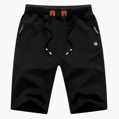 Casual men's sports shorts – Versatile city style with zipped pockets