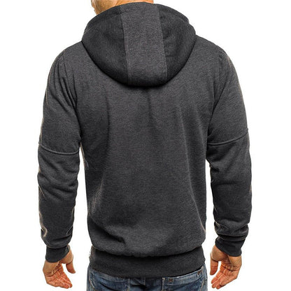 Veste à Capuche Homme Style Sport Décontracté pour Extérieur et Loisirs