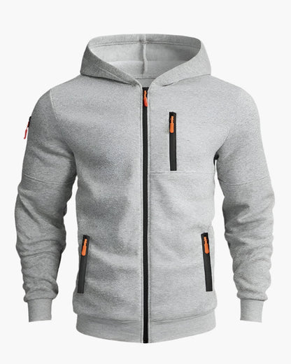 Veste à Capuche Homme Style Sport Décontracté pour Extérieur et Loisirs