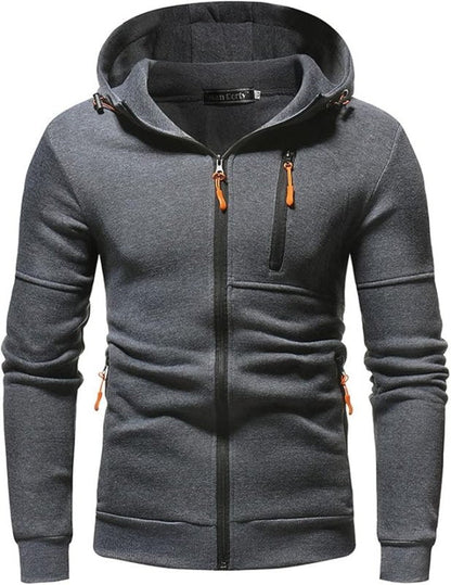 Veste à Capuche Homme Style Sport Décontracté pour Extérieur et Loisirs