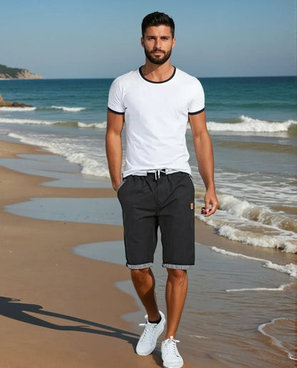 Casual knee-length shorts for men – Leisure style, perfect for summer