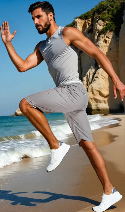 Casual knee-length shorts for men – Leisure style, perfect for summer