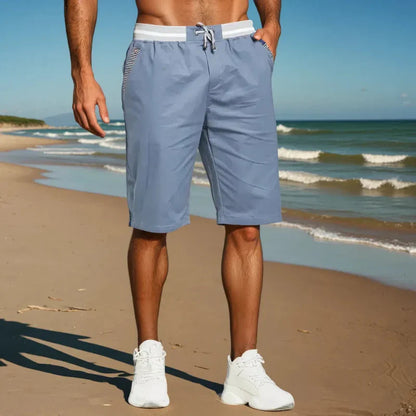 Casual knee-length shorts for men – Leisure style, perfect for summer