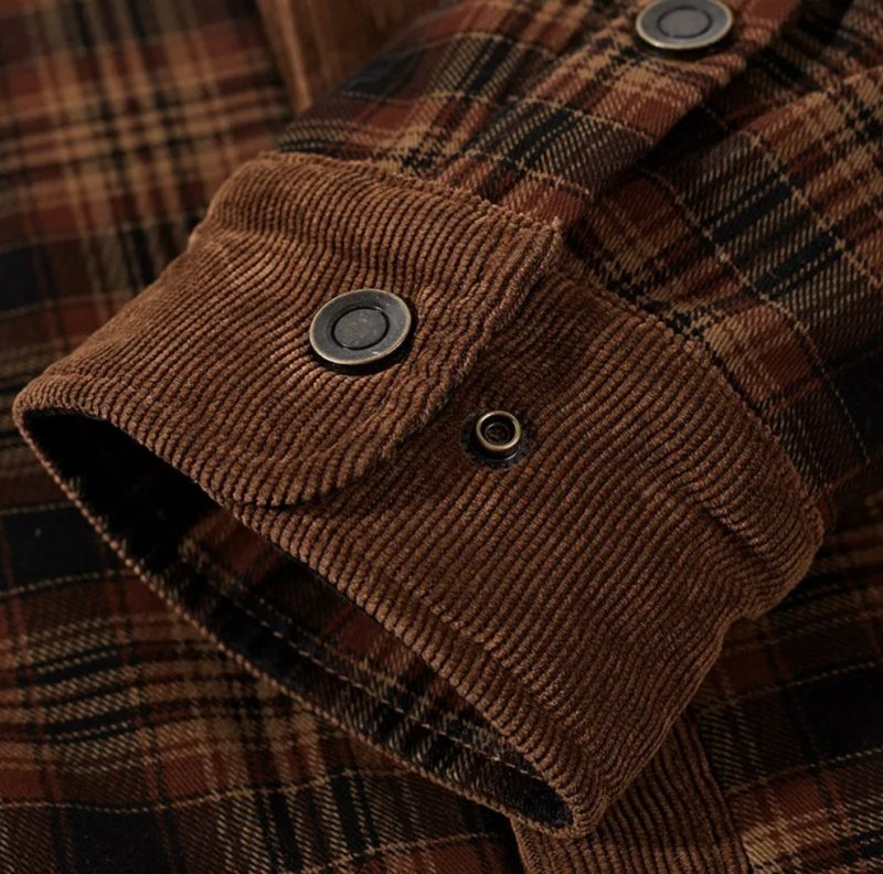 Veste chemise homme style bûcheron polaire pour activités extérieures et loisirs