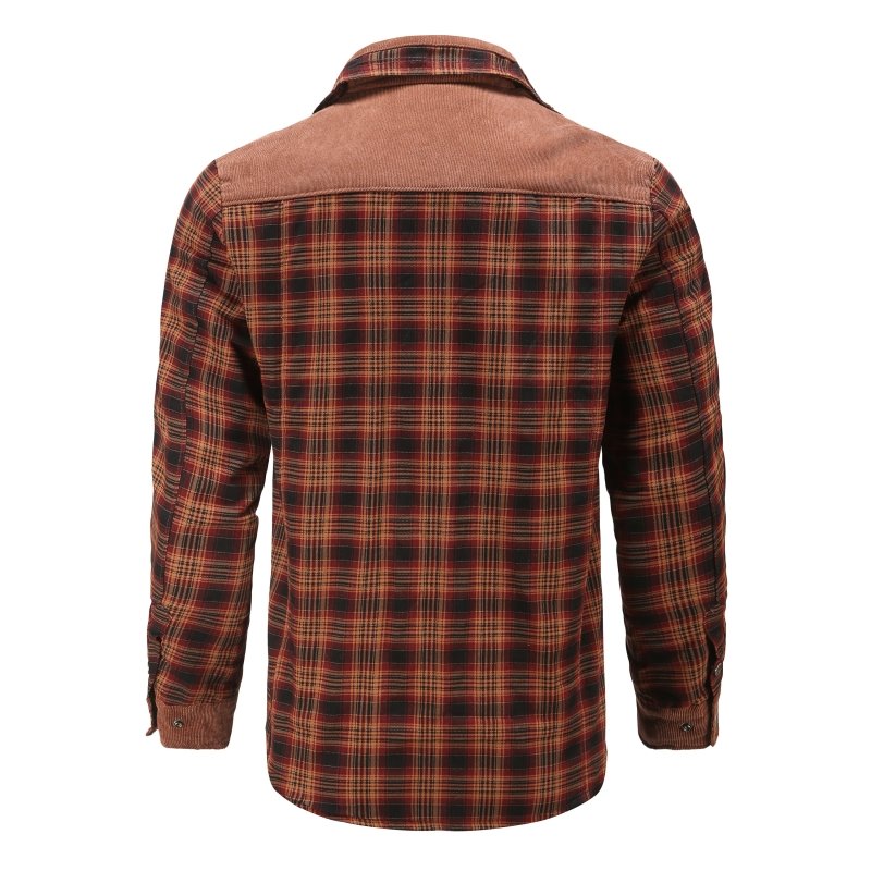 Veste chemise homme style bûcheron polaire pour activités extérieures et loisirs