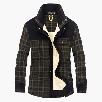 Veste chemise homme style bûcheron polaire pour activités extérieures et loisirs