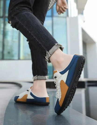 Casual slip-on men's clogs in sneaker style – Perfect for holidays and everyday wear