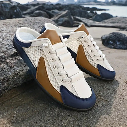 Casual slip-on men's clogs in sneaker style – Perfect for holidays and everyday wear