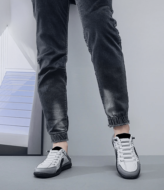 Casual slip-on men's clogs in sneaker style – Perfect for holidays and everyday wear