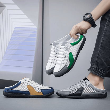 Casual slip-on men's clogs in sneaker style – Perfect for holidays and everyday wear